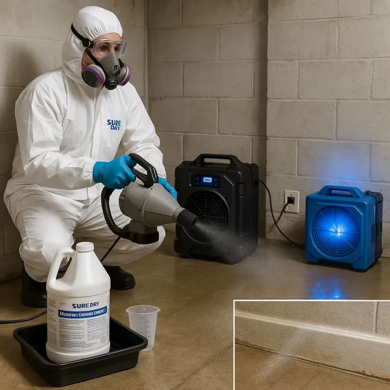 Sanitization and Odor Removal process in Campbell County, VA